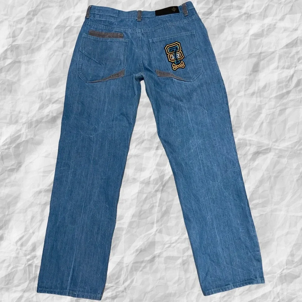 Eight 732 Mens Relaxed Jeans Size 38x34(36x33)‎ Heavy Denim Urban Streetwear